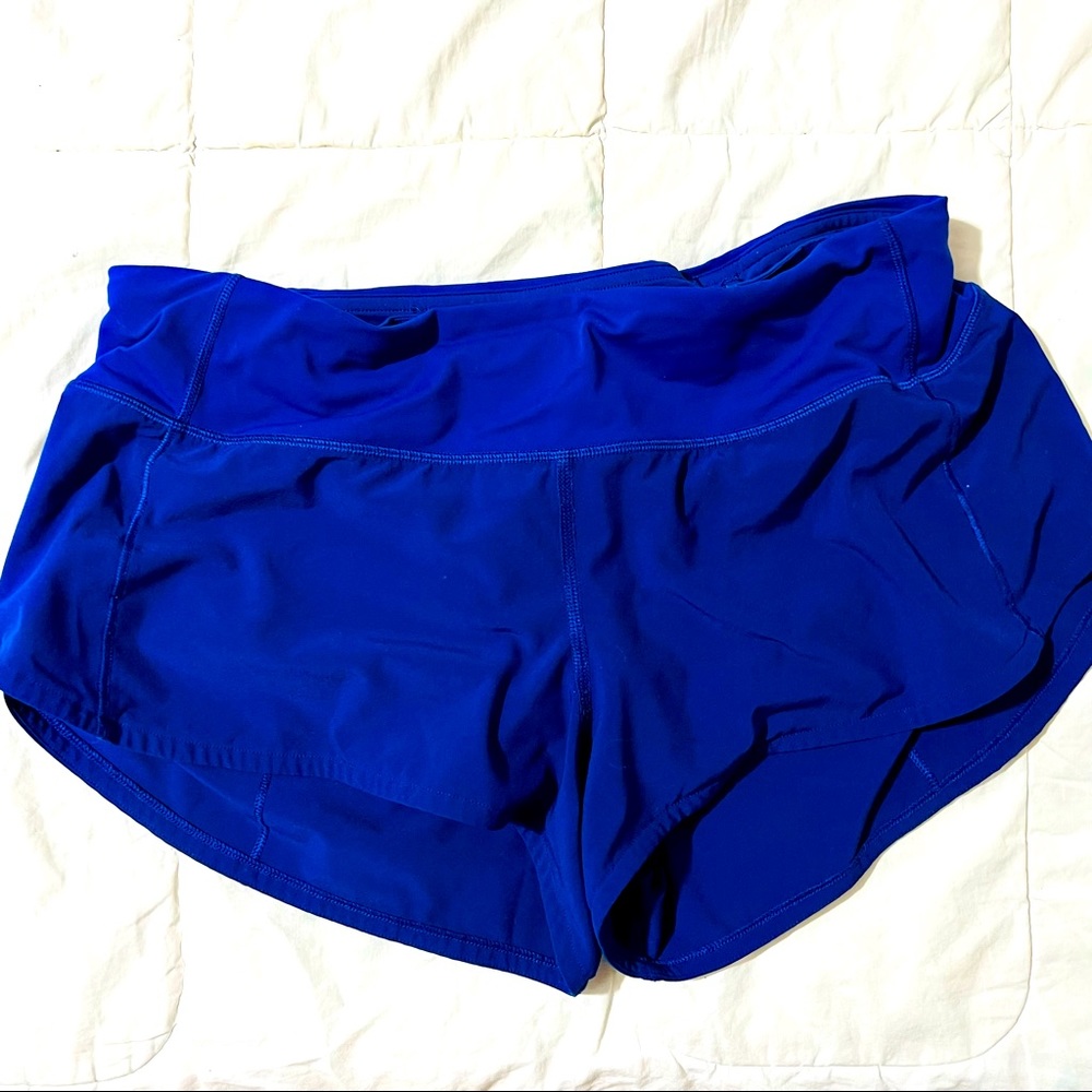 lululemon speed up 2.5” short size 6